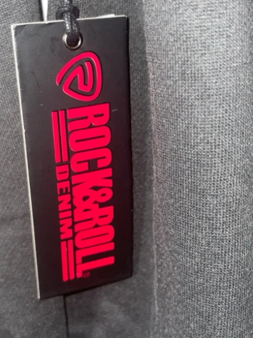 Rock and roll denim horse border sweatshirt NWT SIZE L - Picture 2 of 5